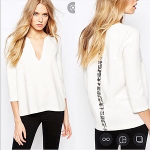 Ba&Sh Sequined Back Top